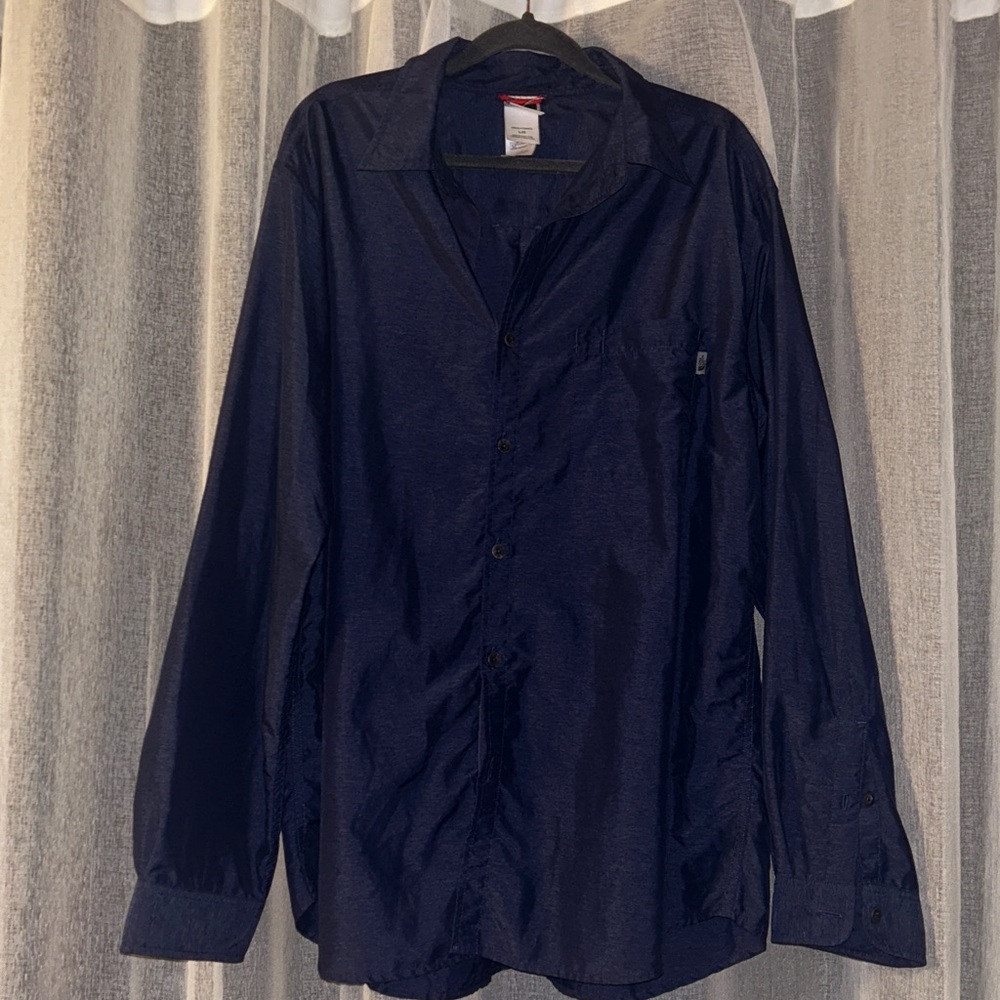The North Face Men’s Long Sleeve Button Down Hiking Shirt sz L
